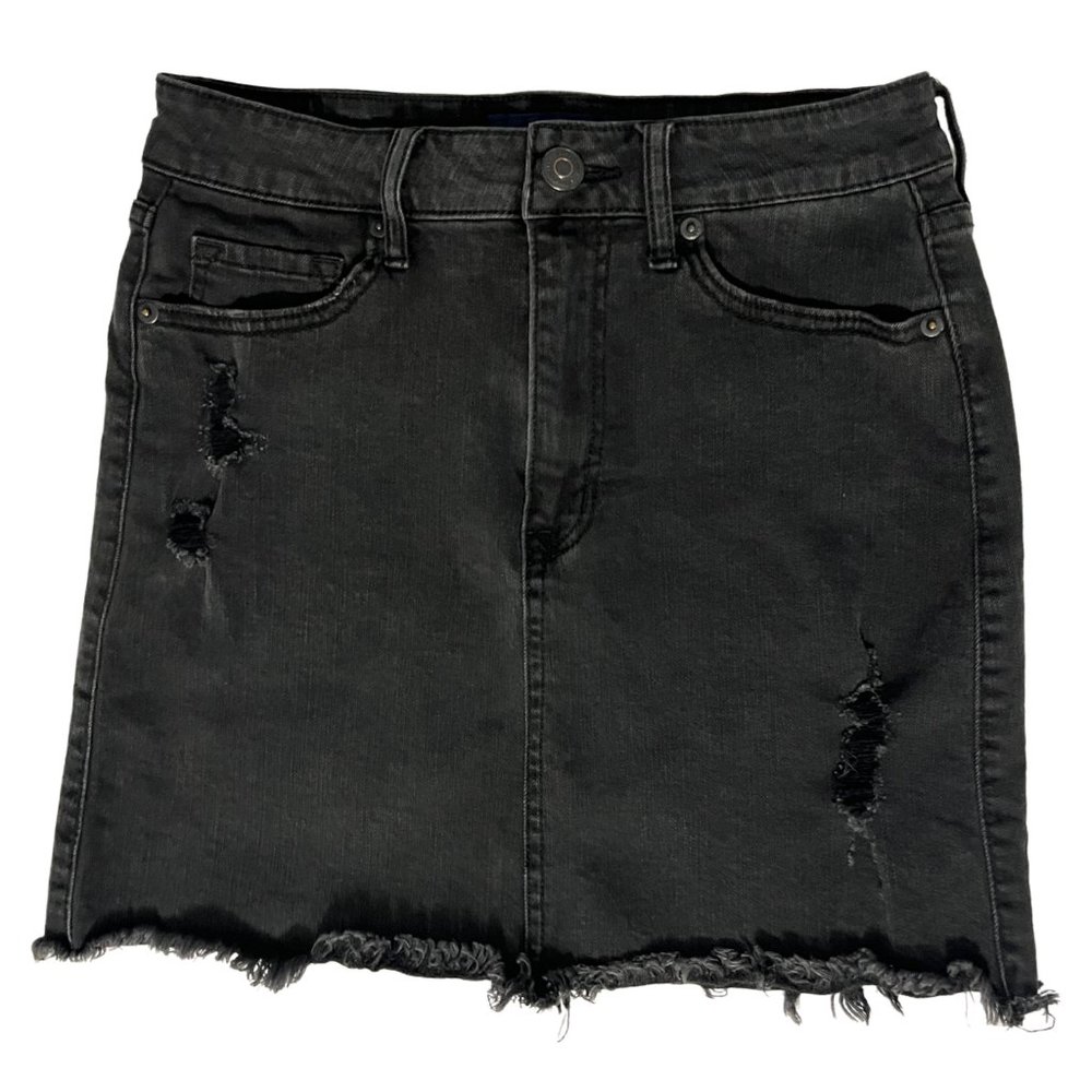 Aero Black denim jean skirt size 2